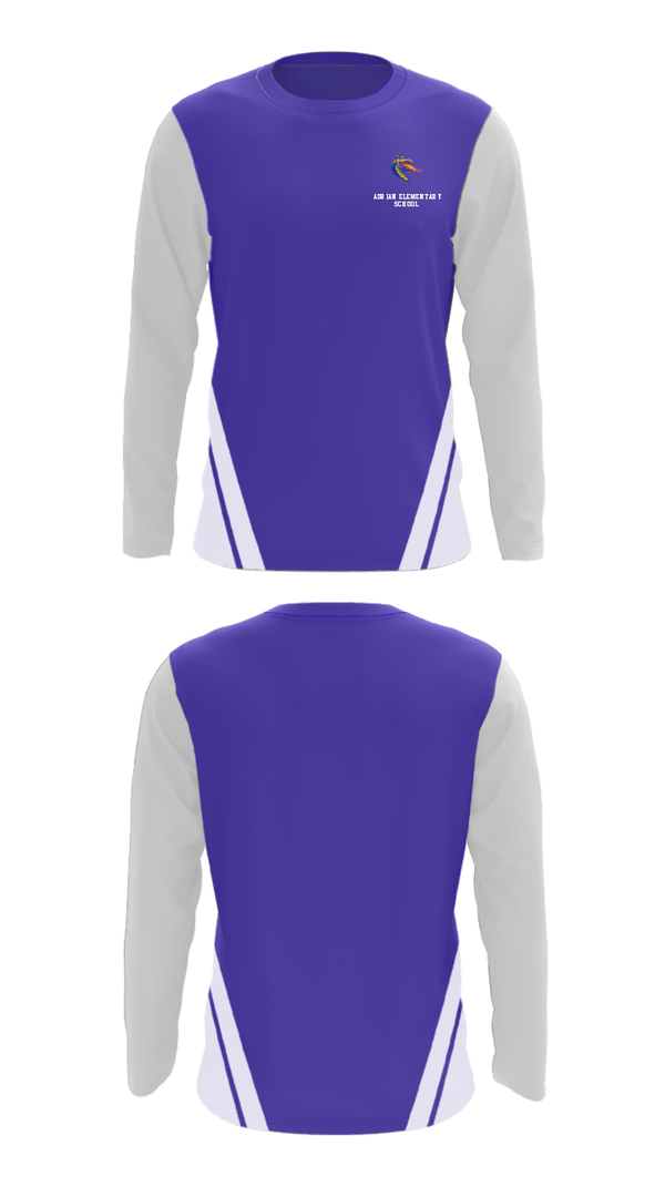 Long Sleeve Performance Shirt, Adrian Elementary School, Spirit Store, Teamtime, Team time, sublimation, custom sports apparel, team uniforms, spirit wear, spiritwear, sports uniforms, custom shirts, team store, custom team store, fundraiser sports, apparel fundraiser