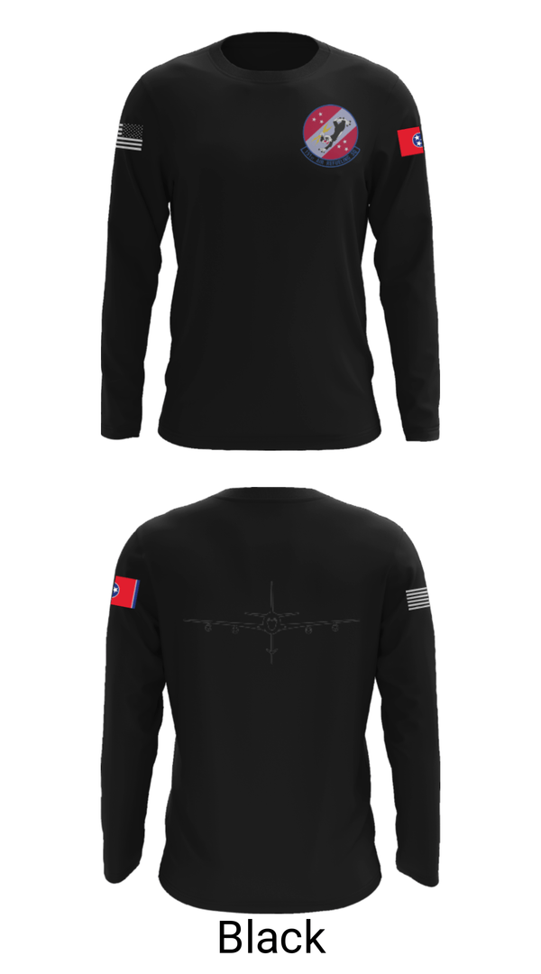 Long Sleeve Performance Shirt, 151st Air Refueling Squadron, Air Force, Teamtime, Team time, sublimation, custom sports apparel, team uniforms, spirit wear, spiritwear, sports uniforms, custom shirts, team store, custom team store, fundraiser sports, apparel fundraiser