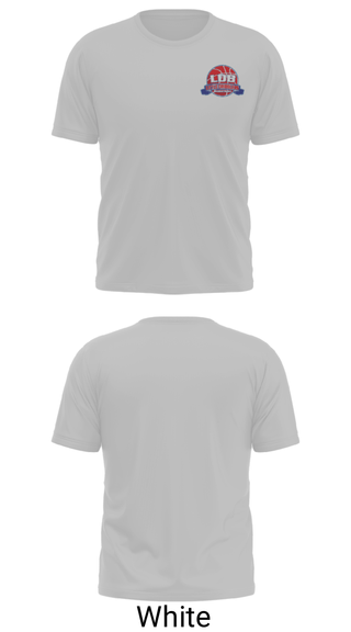 Short Sleeve Performance Shirt, Lil Dribblers Basketball, Men's Basketball, Teamtime, Team time, sublimation, custom sports apparel, team uniforms, spirit wear, spiritwear, sports uniforms, custom shirts, team store, custom team store, fundraiser sports, apparel fundraiser