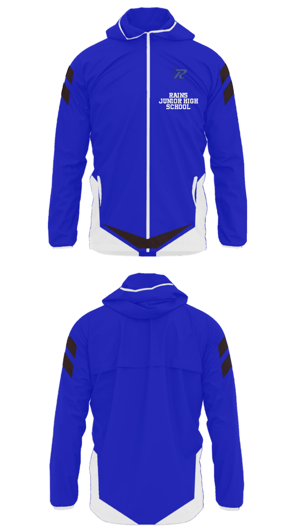 Windbreaker, Rains Junior High School, Spirit Store, Teamtime, Team time, sublimation, custom sports apparel, team uniforms, spirit wear, spiritwear, sports uniforms, custom shirts, team store, custom team store, fundraiser sports, apparel fundraiser