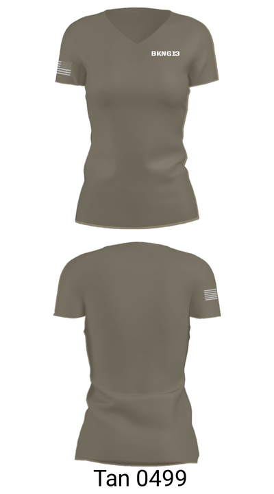 BKNG13 63090835 Women's Short Sleeve V-neck Shirt - 36