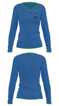 Peace Lutheran School 5235297 Women's Long Sleeve V-neck Shirt - 33