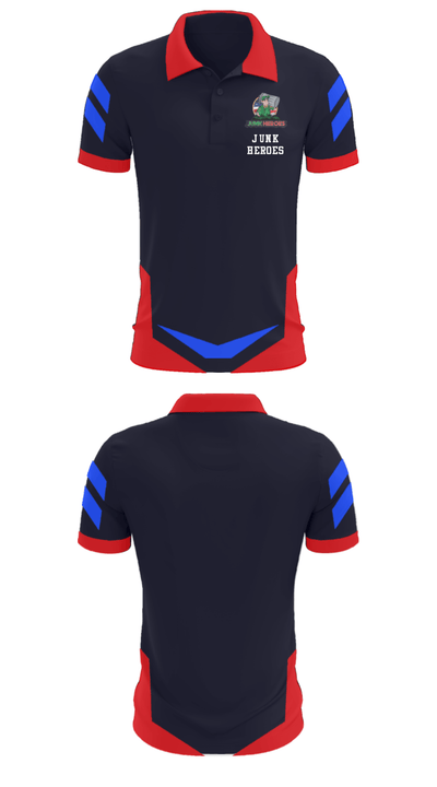 Junk Heroes 27502871 Short Sleeve Performance Polo - 29