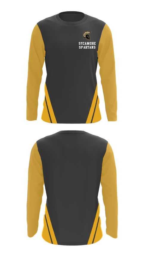 Long Sleeve Performance Shirt, Sycamore wrestling team, Wrestling, Teamtime, Team time, sublimation, custom sports apparel, team uniforms, spirit wear, spiritwear, sports uniforms, custom shirts, team store, custom team store, fundraiser sports, apparel fundraiser