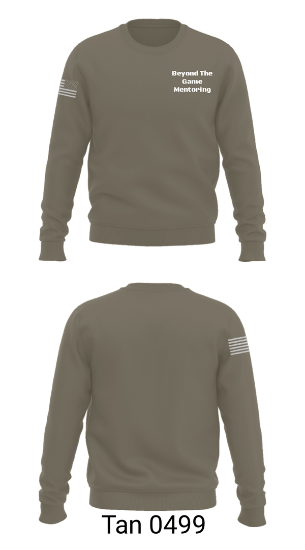 Crew Neck Sweatshirt, Beyond The Game Mentoring, , Teamtime, Team time, sublimation, custom sports apparel, team uniforms, spirit wear, spiritwear, sports uniforms, custom shirts, team store, custom team store, fundraiser sports, apparel fundraiser