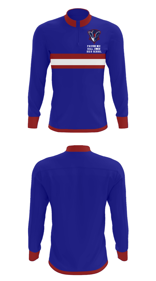 Quarter Zip Jacket, Providence Hall Junior High School, Spirit Store, Teamtime, Team time, sublimation, custom sports apparel, team uniforms, spirit wear, spiritwear, sports uniforms, custom shirts, team store, custom team store, fundraiser sports, apparel fundraiser