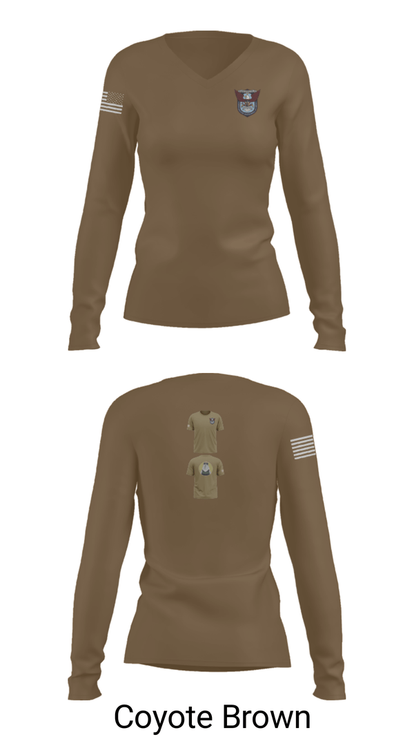 Women's Long Sleeve Vneck Shirt, 113th 3rd squad, , Teamtime, Team time, sublimation, custom sports apparel, team uniforms, spirit wear, spiritwear, sports uniforms, custom shirts, team store, custom team store, fundraiser sports, apparel fundraiser