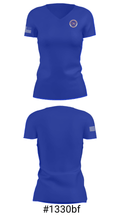 Montgomery County High School Basketball 89785508 Women's Short Sleeve V-neck Shirt - 21