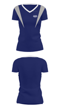 Blessed Virgin Mary School 84924261 Women's Short Sleeve V-neck Shirt - 35