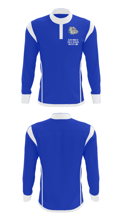Albemarle High School Wrestling 26265341 Quarter Zip Jacket - 39