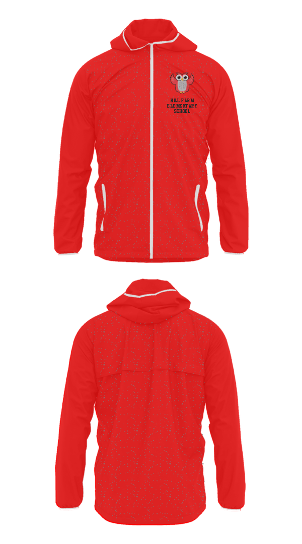 Windbreaker, Hill Farm Elementary School, Spirit Store, Teamtime, Team time, sublimation, custom sports apparel, team uniforms, spirit wear, spiritwear, sports uniforms, custom shirts, team store, custom team store, fundraiser sports, apparel fundraiser