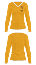 Elysian Fields High School 20176790 Women's Long Sleeve V-neck Shirt - 33