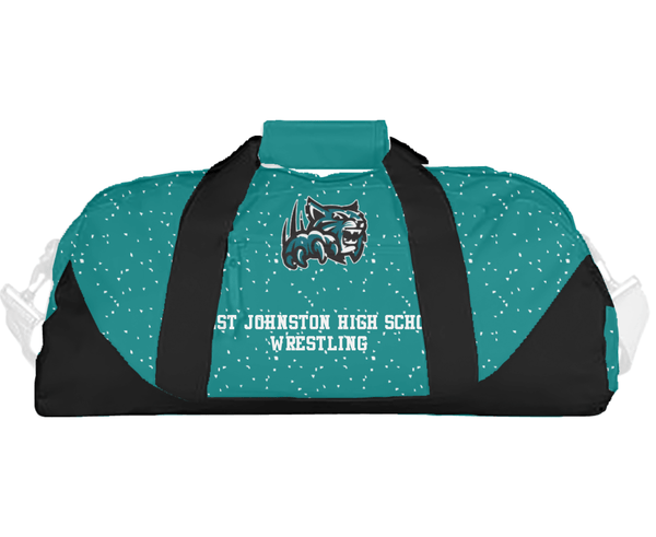 Duffle Bag, West Johnston High School Wrestling, Wrestling, Teamtime, Team time, sublimation, custom sports apparel, team uniforms, spirit wear, spiritwear, sports uniforms, custom shirts, team store, custom team store, fundraiser sports, apparel fundraiser