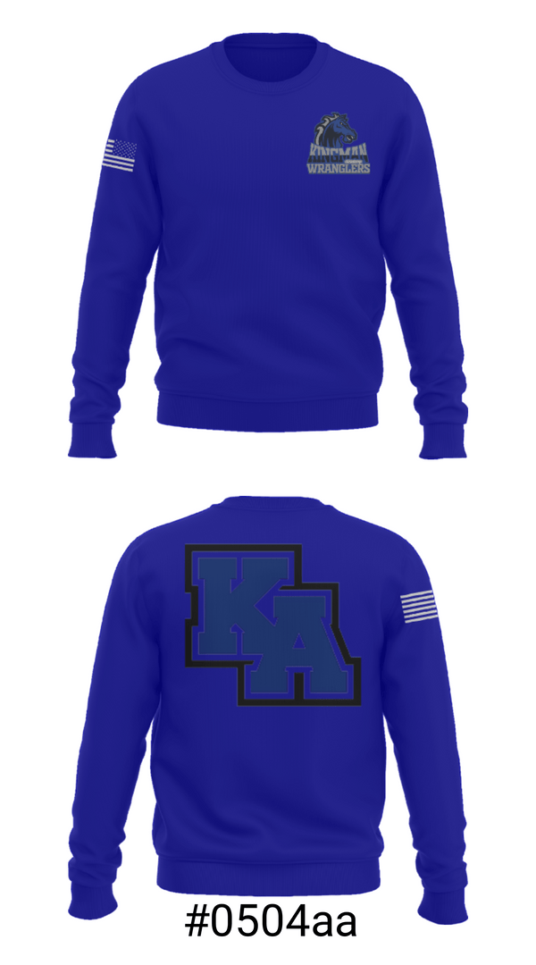 Crew Neck Sweatshirt, Kingman Academy Of Learning - Intermediate School, Spirit Store, Teamtime, Team time, sublimation, custom sports apparel, team uniforms, spirit wear, spiritwear, sports uniforms, custom shirts, team store, custom team store, fundraiser sports, apparel fundraiser