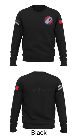 Crew Neck Sweatshirt, 151st Air Refueling Squadron, Air Force, Teamtime, Team time, sublimation, custom sports apparel, team uniforms, spirit wear, spiritwear, sports uniforms, custom shirts, team store, custom team store, fundraiser sports, apparel fundraiser