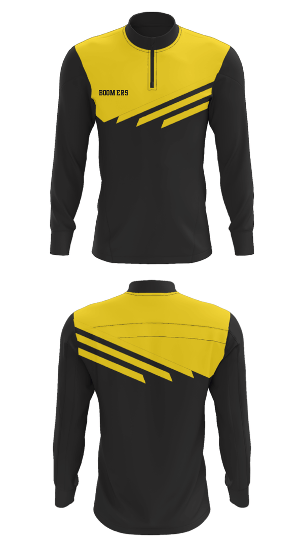 Quarter Zip Jacket, Boomers, Women's Basketball, Teamtime, Team time, sublimation, custom sports apparel, team uniforms, spirit wear, spiritwear, sports uniforms, custom shirts, team store, custom team store, fundraiser sports, apparel fundraiser