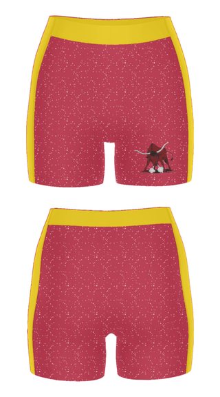 Women's Compression Shorts, Fort Benton School, Spirit Store, Teamtime, Team time, sublimation, custom sports apparel, team uniforms, spirit wear, spiritwear, sports uniforms, custom shirts, team store, custom team store, fundraiser sports, apparel fundraiser