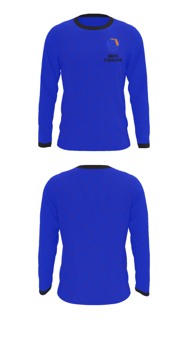 Long Sleeve Performance Shirt, Gracie Fishhawk, Wrestling, Teamtime, Team time, sublimation, custom sports apparel, team uniforms, spirit wear, spiritwear, sports uniforms, custom shirts, team store, custom team store, fundraiser sports, apparel fundraiser