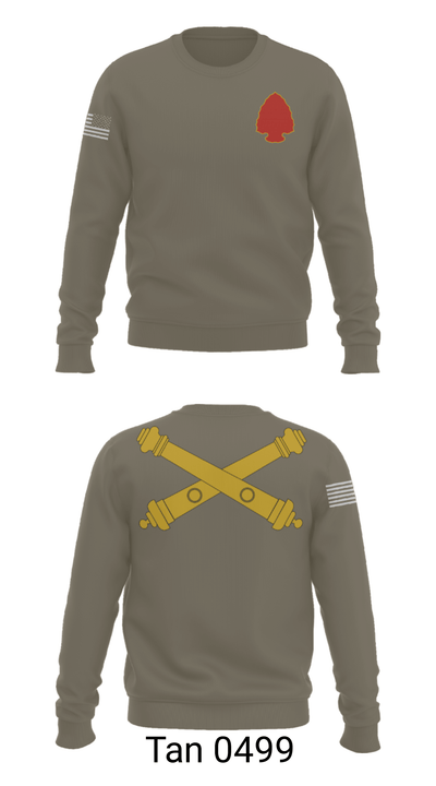1-109th FA 47038800 Crew Neck Sweatshirt - 34