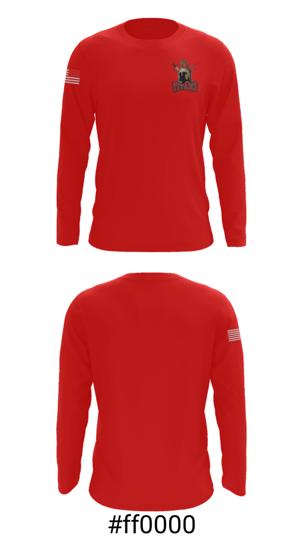 Long Sleeve Performance Shirt, Victoria East High School Wrestling, Wrestling, Teamtime, Team time, sublimation, custom sports apparel, team uniforms, spirit wear, spiritwear, sports uniforms, custom shirts, team store, custom team store, fundraiser sports, apparel fundraiser