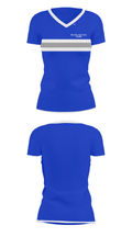 Vernon Hills High School 52857290 Women's Short Sleeve V-neck Shirt - 29