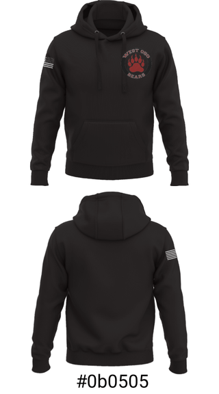 Hoodie, West Oso High School, Men's Basketball, Teamtime, Team time, sublimation, custom sports apparel, team uniforms, spirit wear, spiritwear, sports uniforms, custom shirts, team store, custom team store, fundraiser sports, apparel fundraiser
