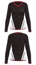 Griffin Elit-Basketball 26814147 Women's Long Sleeve V-neck Shirt - 23