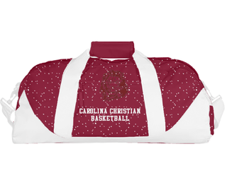 Duffle Bag, Carolina Christian School (High School) Basketball, Men's Basketball, Teamtime, Team time, sublimation, custom sports apparel, team uniforms, spirit wear, spiritwear, sports uniforms, custom shirts, team store, custom team store, fundraiser sports, apparel fundraiser