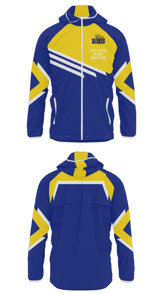 Windbreaker, Riley High School Wrestling, Wrestling, Teamtime, Team time, sublimation, custom sports apparel, team uniforms, spirit wear, spiritwear, sports uniforms, custom shirts, team store, custom team store, fundraiser sports, apparel fundraiser