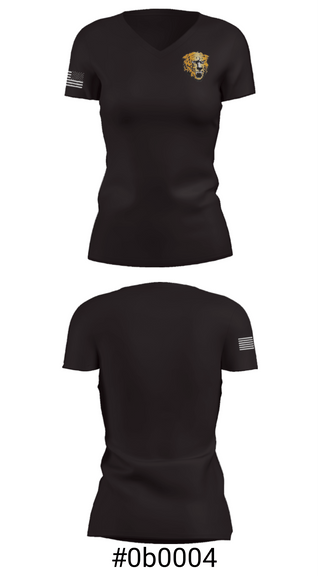 Women's Short Sleeve Vneck Shirt, Summersville High School, Spirit Store, Teamtime, Team time, sublimation, custom sports apparel, team uniforms, spirit wear, spiritwear, sports uniforms, custom shirts, team store, custom team store, fundraiser sports, apparel fundraiser