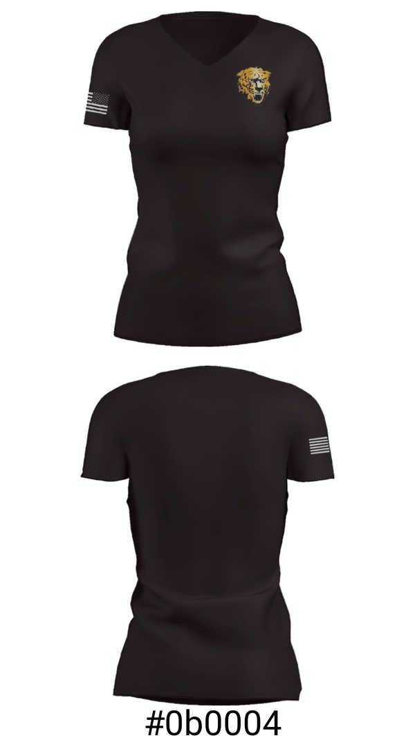 Women's Short Sleeve Vneck Shirt, Summersville High School, Spirit Store, Teamtime, Team time, sublimation, custom sports apparel, team uniforms, spirit wear, spiritwear, sports uniforms, custom shirts, team store, custom team store, fundraiser sports, apparel fundraiser