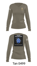 Rowe Enforcers 68406360 Women's Long Sleeve V-neck Shirt - 39
