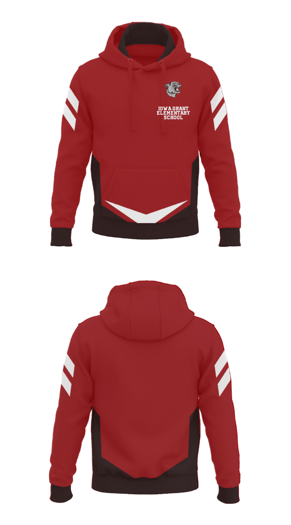 Hoodie, Iowa-Grant Elementary School, Spirit Store, Teamtime, Team time, sublimation, custom sports apparel, team uniforms, spirit wear, spiritwear, sports uniforms, custom shirts, team store, custom team store, fundraiser sports, apparel fundraiser