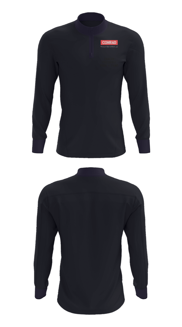 Quarter Zip Jacket, Conrad Pressure Wash & Paint, , Teamtime, Team time, sublimation, custom sports apparel, team uniforms, spirit wear, spiritwear, sports uniforms, custom shirts, team store, custom team store, fundraiser sports, apparel fundraiser