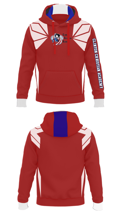 Hoodie, Clinton Christian Academy, Spirit Store, Teamtime, Team time, sublimation, custom sports apparel, team uniforms, spirit wear, spiritwear, sports uniforms, custom shirts, team store, custom team store, fundraiser sports, apparel fundraiser