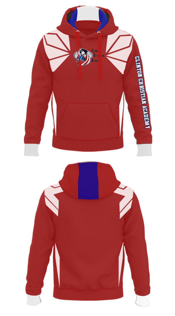 Hoodie, Clinton Christian Academy, Spirit Store, Teamtime, Team time, sublimation, custom sports apparel, team uniforms, spirit wear, spiritwear, sports uniforms, custom shirts, team store, custom team store, fundraiser sports, apparel fundraiser