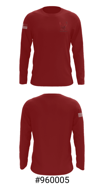 Main Street High School 63405126 Long Sleeve Performance Shirt - 18