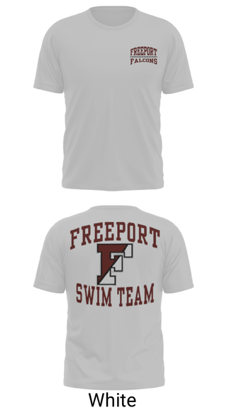 Short Sleeve Performance Shirt, Freeport High School, Swimming, Teamtime, Team time, sublimation, custom sports apparel, team uniforms, spirit wear, spiritwear, sports uniforms, custom shirts, team store, custom team store, fundraiser sports, apparel fundraiser
