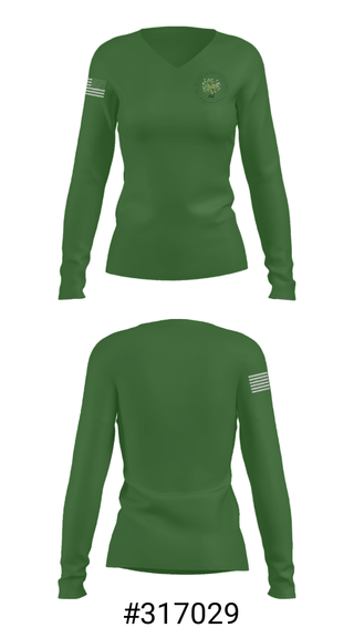 Women's Long Sleeve Vneck Shirt, Mt Aetna Adventist Elementary School, Spirit Store, Teamtime, Team time, sublimation, custom sports apparel, team uniforms, spirit wear, spiritwear, sports uniforms, custom shirts, team store, custom team store, fundraiser sports, apparel fundraiser