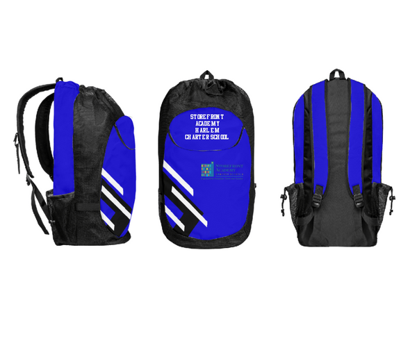 Gear Bag, Storefront Academy Harlem Charter School, Spirit Store, Teamtime, Team time, sublimation, custom sports apparel, team uniforms, spirit wear, spiritwear, sports uniforms, custom shirts, team store, custom team store, fundraiser sports, apparel fundraiser
