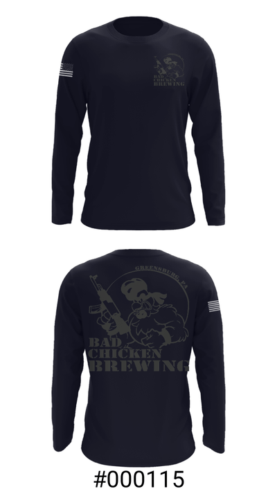Bad Chicken Brewing 42843068 Long Sleeve Performance Shirt - 3