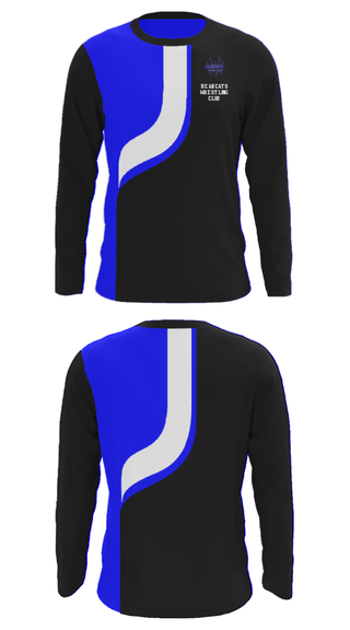 Long Sleeve Performance Shirt, Bearcats Wrestling Club, Wrestling, Teamtime, Team time, sublimation, custom sports apparel, team uniforms, spirit wear, spiritwear, sports uniforms, custom shirts, team store, custom team store, fundraiser sports, apparel fundraiser