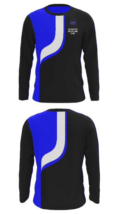 Bearcats Wrestling Club 17514595 Long Sleeve Performance Shirt - 32