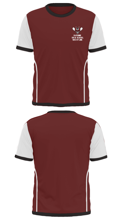 Bayonne High School Wrestling 48956156 Short Sleeve Performance Shirt - 24