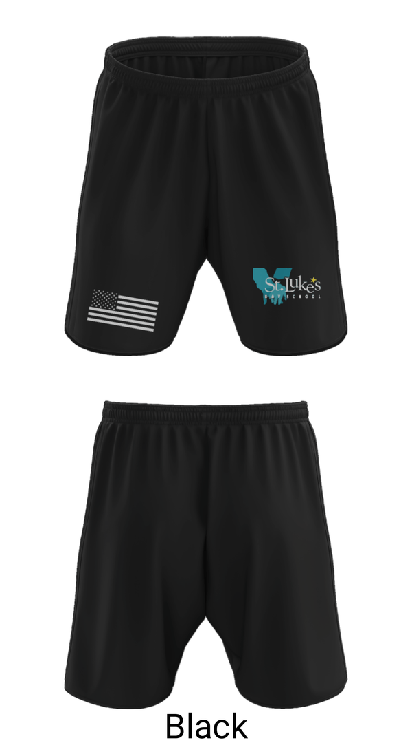 Athletic Shorts With Pockets, St Luke's Day School, Spirit Store, Teamtime, Team time, sublimation, custom sports apparel, team uniforms, spirit wear, spiritwear, sports uniforms, custom shirts, team store, custom team store, fundraiser sports, apparel fundraiser