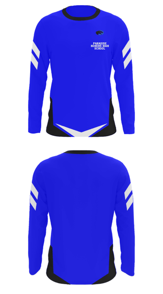 Long Sleeve Performance Shirt, Paradise Honors High School, Spirit Store, Teamtime, Team time, sublimation, custom sports apparel, team uniforms, spirit wear, spiritwear, sports uniforms, custom shirts, team store, custom team store, fundraiser sports, apparel fundraiser
