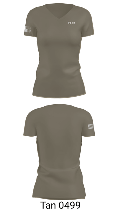 TEST 95855868 Women's Short Sleeve V-neck Shirt - 36