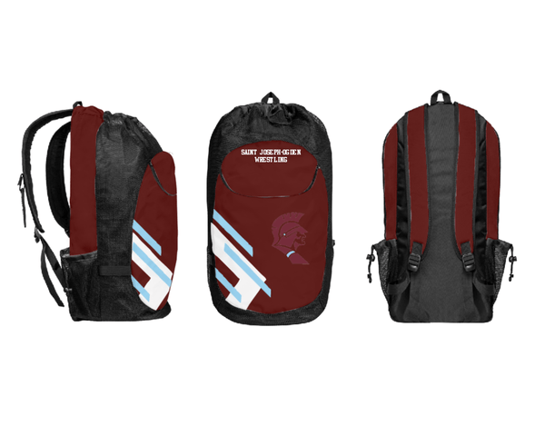 Gear Bag, Saint Joseph-Ogden High School Wrestling, Wrestling, Teamtime, Team time, sublimation, custom sports apparel, team uniforms, spirit wear, spiritwear, sports uniforms, custom shirts, team store, custom team store, fundraiser sports, apparel fundraiser