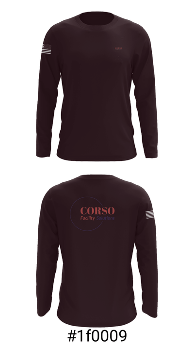 Corso Air Services 36015398 Long Sleeve Performance Shirt - 18