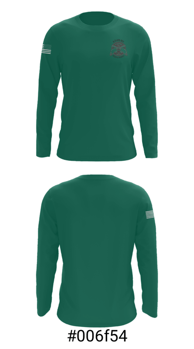 A class act barbershop 31881117 Long Sleeve Performance Shirt - 18